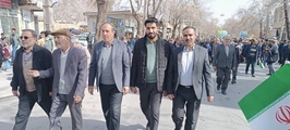 حضور پرشور مدیران و کارکنان شبکه بهداشت و درمان شهرستان اقلید در راهپیمایی ۲۲ بهمن
