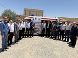 رونمایی از آمبولانس پیشرفته جدید مرکز اورژانس پیش بیمارستانی شهرستان اقلید 